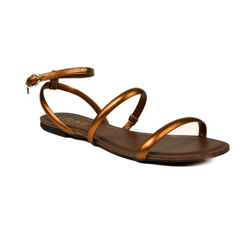 Rasteira Ponta Verde Bronze