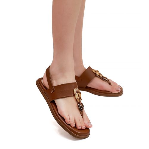 Rasteira Gaivotas Cacau