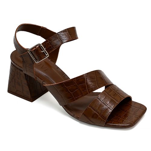 Sandália Croco Laguna Cacau