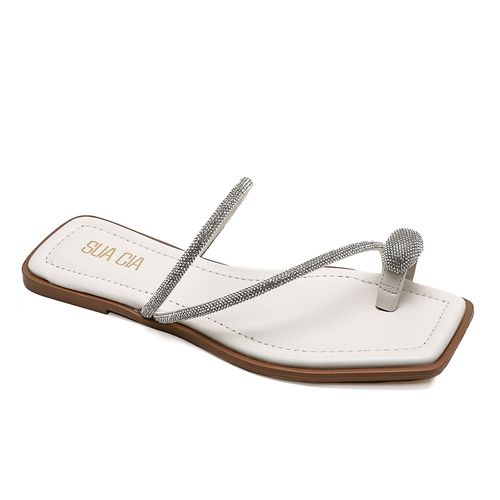 Rasteira Massaguaçú Off White