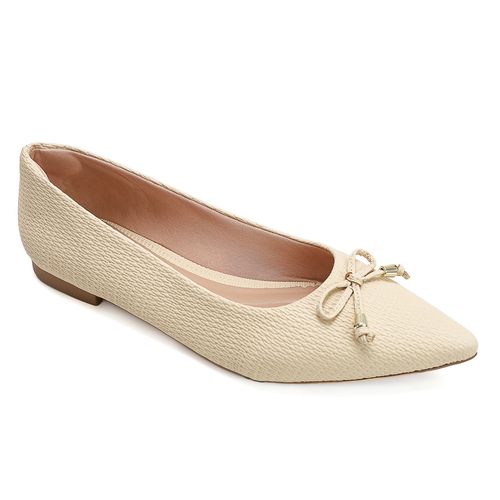 Sapatilha Ráfia Cananéia Bege