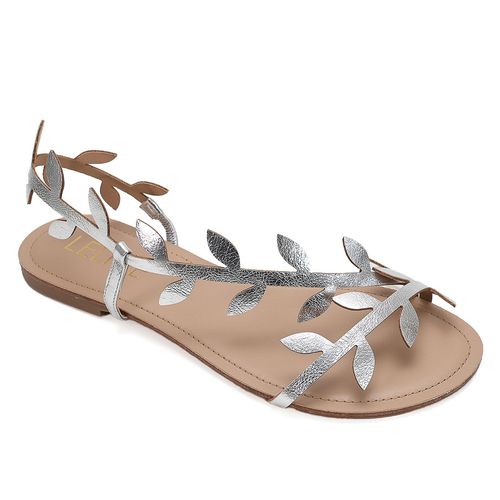 Rasteira Evah  Prata