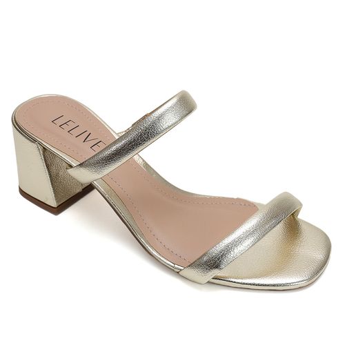 Tamanco Anastacia Ouro Light