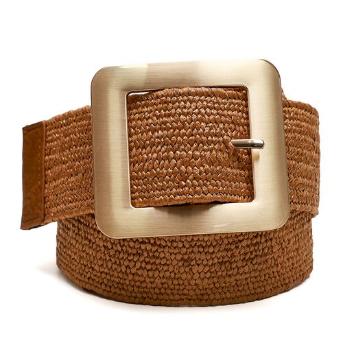 Cinto Palha Ostra Caramelo