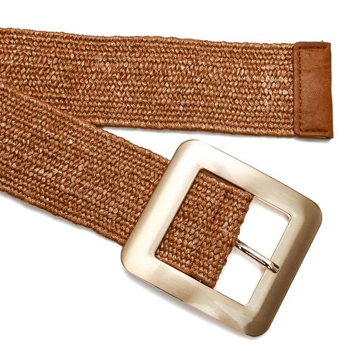 Cinto Palha Ostra Caramelo