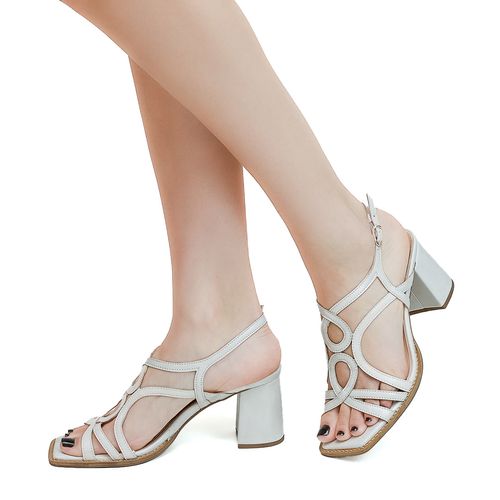 Sandália Tulipa Off White