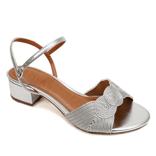 Sandália Vicentina Prata