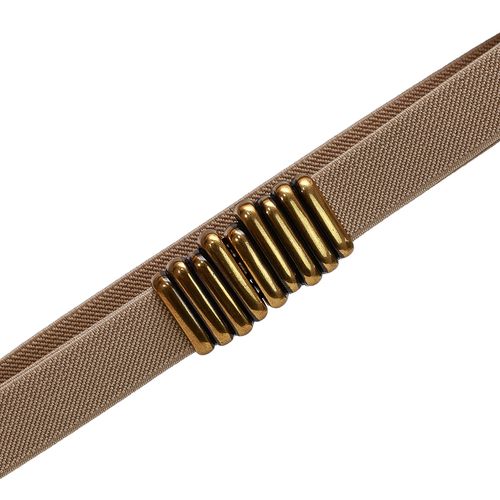 Cinto Elástico Cow Bege