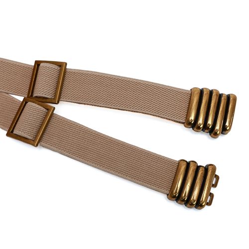 Cinto Elástico Cow Bege