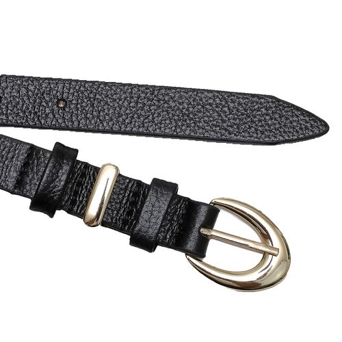 Cinto Couro Aderlyn Preto