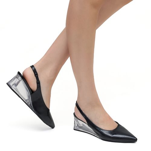 Slingback Coach  Preto