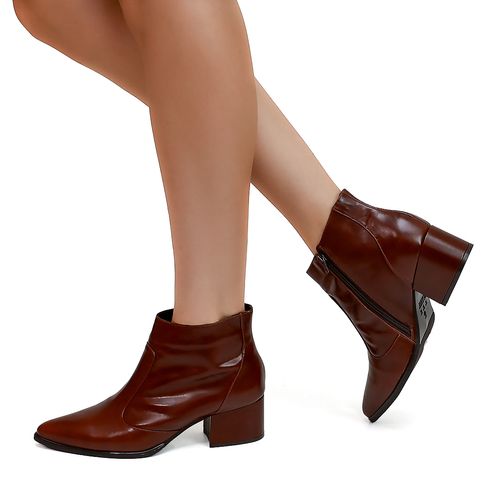 Bota Cano Curto Spencer Cacau