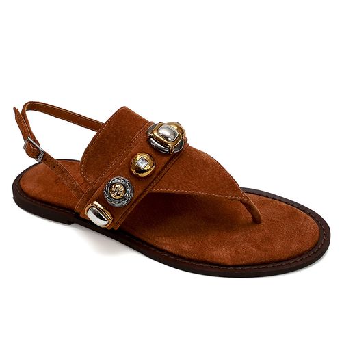 Rasteira Piceno Caramelo