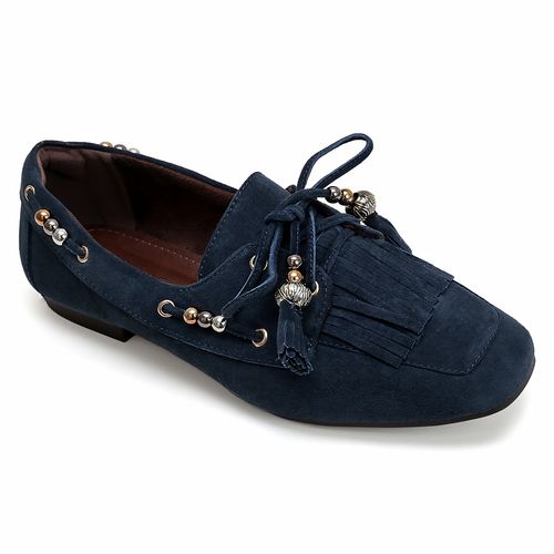 Mocassim Baker Azul Marinho